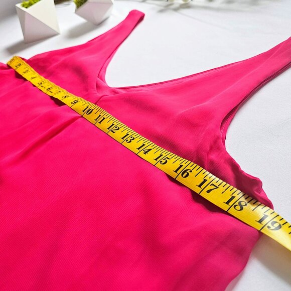 Bright Pink Dressy Tank Top - Picture 6 of 7